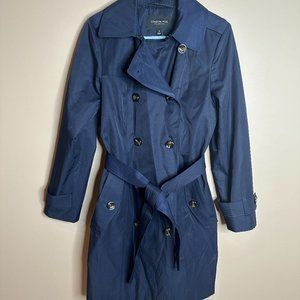 Medium London Fog Navy Women's Trench Coat